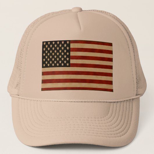 -Amerikaanse vlaggen Trucker Pet (Voorkant)