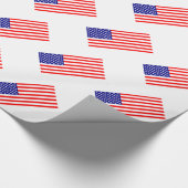 Amerikaanse vlaggen Verenigde Staten Cadeaupapier (Hoek)