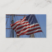 Amerikaanse vlaggen visitekaartje (Achterkant)