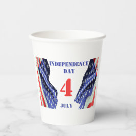 Amerikaanse vlaggen voor Onafhankelijkheidsdag, 4  Papieren Bekers