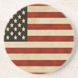 -Amerikaanse vlaggen Zandsteen Onderzetter