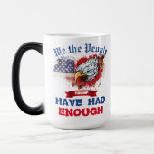 Amerikaanse vlaggenarend, we hebben er genoeg van magische mok (Links)