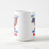 Amerikaanse vlaggenarend, we hebben er genoeg van magische mok (Midden)