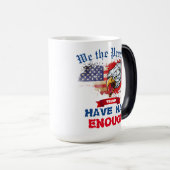 Amerikaanse vlaggenarend, we hebben er genoeg van magische mok (Voorkant rechts)