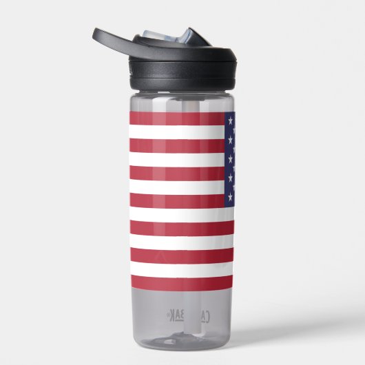 Amerikaanse vlaggenfles, patriottisch VS, Verenigd Waterfles (Rechts)