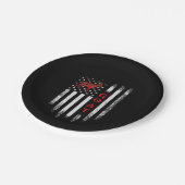 Amerikaanse vlaggengeit Papieren Bordje (Gekanteld)