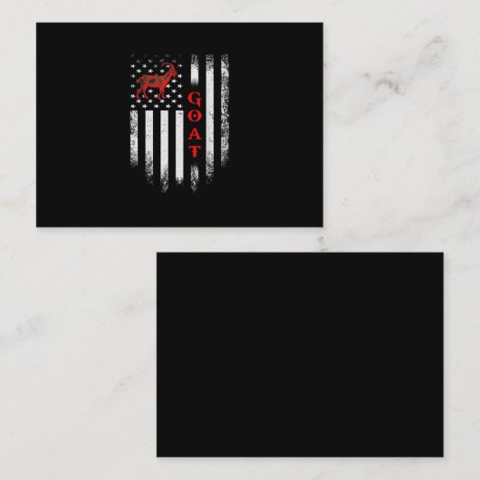  Amerikaanse vlaggengeit Visitekaartje (Voorkant / Achterkant)