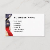  Amerikaanse vlaggengrens Visitekaartje (Voorkant)