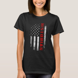  Amerikaanse vlaggenhistoricus Apparel Patriot US T-shirt