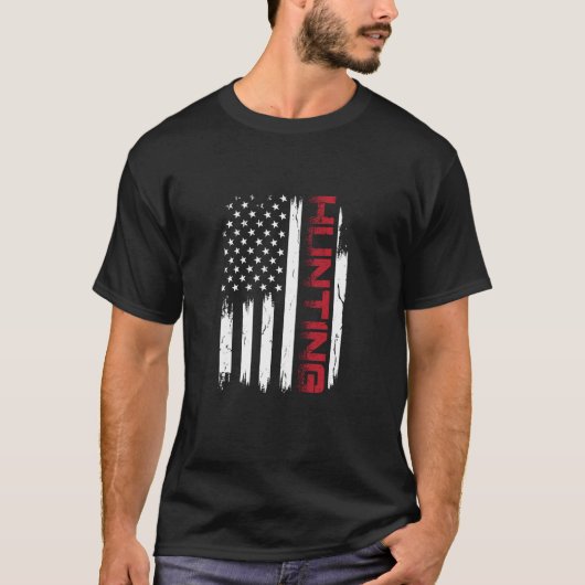 Amerikaanse vlaggenjacht t-shirt (Voorkant)