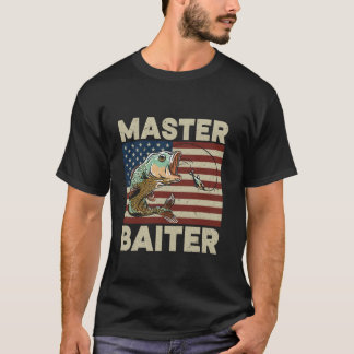 Amerikaanse vlaggenmeester Baiter Vist voor vader T-shirt