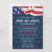 Amerikaanse vlaggenpatriottische partij 4 juli kaart (Voorkant)