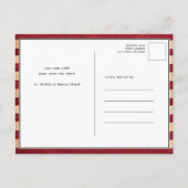 Amerikaanse vlaggenpatriottische partij op 4 juli  uitnodiging briefkaart (Achterkant)