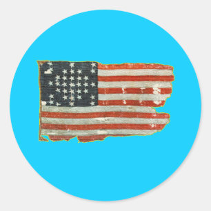  Amerikaanse vlaggenproducten Ronde Sticker