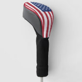 Amerikaanse Vlaggenschuur Schilderen  Rustiek Amer Golfheadcover (Schuin)