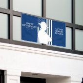 Amerikaanse vlaggenstaat Trooper Retirement Banner (Buitenkant Gebouw)