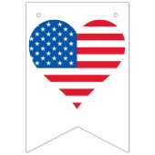 Amerikaanse vlaggenstaatpartij Bunting Banner (Tweede vlag)