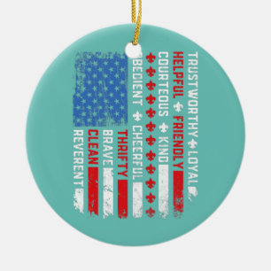 Amerikaanse vlaggenstaatwetgeving, vierde van Keramisch Ornament