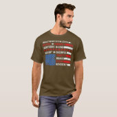Amerikaanse vlaggenstaatwetgeving, vierde van T-shirt (Voorkant volledig)