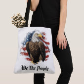 *~* Amerikaanse vlaggensterren AP27 Eagle Patrioti Tote Bag (Dichtbij)