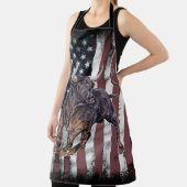 Amerikaanse Vlaggenstier Schort (Insitu)