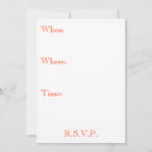 Amerikaanse vlaggenuitnodiging kaart (Achterkant)