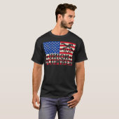 -Amerikaanse Vlaggenunie T-shirt (Voorkant volledig)