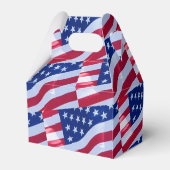Amerikaanse Vlaggenvanger Bedankdoosjes (Achterkant)