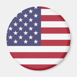 Amerikaanse vlaggestaren en -staven magneet