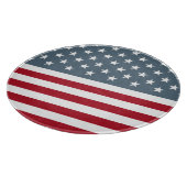 Amerikaanse vlaggestaren en -staven snijplank (Hoek)