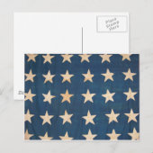 Amerikaanse vlaggestars Briefkaart (Voorkant / Achterkant)