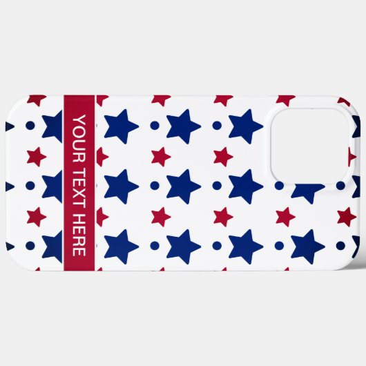 Amerikaanse vlaggestars Case-Mate iPhone case (Achterkant (horizontaal))