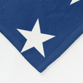 Amerikaanse vlaggestars en stripes fleece deken (Hoek)