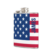 Amerikaanse vlaggestars en stripes heupfles (Links)