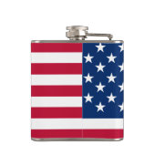 Amerikaanse vlaggestars en stripes heupfles (Achterkant)