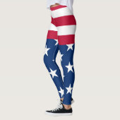 Amerikaanse vlaggestars en stripes leggings (Links)