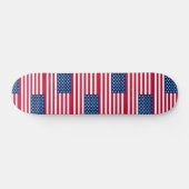 Amerikaanse vlaggestars en stripes persoonlijk skateboard (Horizontaal)