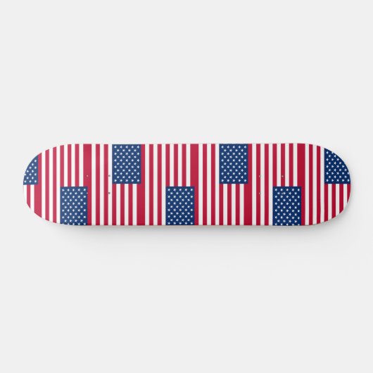 Amerikaanse vlaggestars en stripes persoonlijk skateboard (Horizontaal)