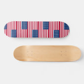 Amerikaanse vlaggestars en stripes persoonlijk skateboard (Horizontaal)