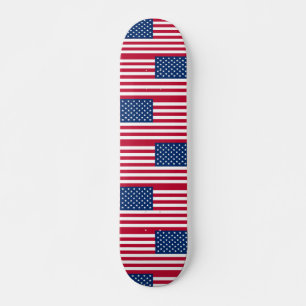 Amerikaanse vlaggestars en stripes persoonlijk skateboard