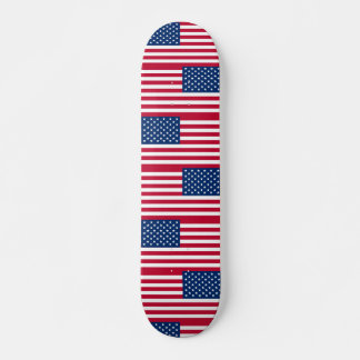 Amerikaanse vlaggestars en stripes persoonlijk skateboard