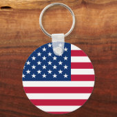 Amerikaanse vlaggestars en stripes sleutelhanger (Voorkant)