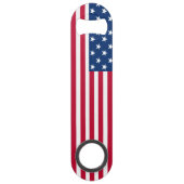 Amerikaanse vlaggestars en stripes speed flessenopener (Achterkant)