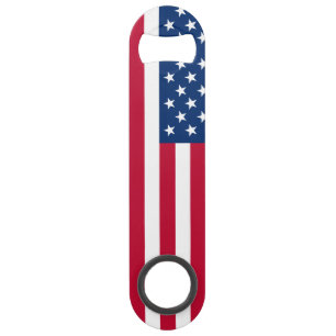 Amerikaanse vlaggestars en stripes speed flessenopener