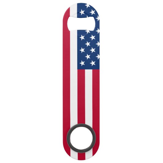 Amerikaanse vlaggestars en stripes speed flessenopener (Voorkant)