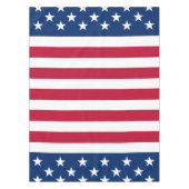 Amerikaanse vlaggestars en stripes tafelkleed (Voorkant)
