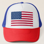 Amerikaanse vlaggestars en stripes trucker pet (Voorkant)