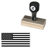 Amerikaanse vlaggestars en Stripes USA Patriotic Rubberstempel (Gestempeld)