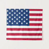 Amerikaanse vlaggestars en stripes wandkleed (Voorkant (horizontaal))