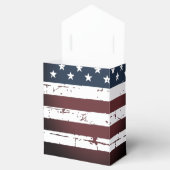 Amerikaanse vlaggestars en strips patriottisch bedankdoosjes (Geopend)